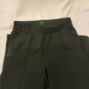 LOFT Women's Dark Green Trousers - MP